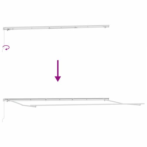 Ručna uvlačiva tenda svijetlosiva 600x300 cm Cijena