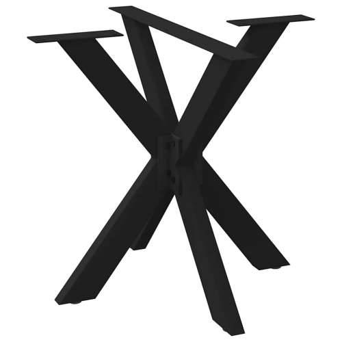 Noge blagovaonskog stola u obliku pauka crne 85x85x(72-73) cm čelik - Crna 85 x 85 x (72-73) cm 1 Cijena
