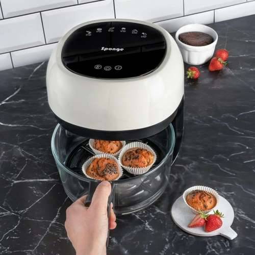 Friteza na Zrak Sponge 703674402063 Bijela Crna 1000 W Cijena