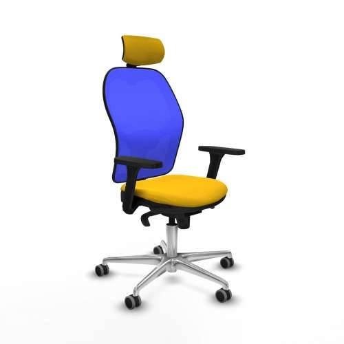 Uredska stolica Jorquera Piqueras y Crespo 3D086G2 Rumena Cijena