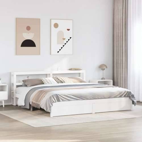 Okvir kreveta s uzglavljem bez madraca bijeli 180x200 cm - Bijela 180 x 200 cm Cijena