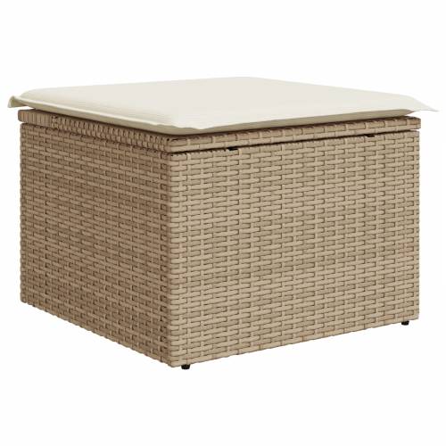 5-dijelni Vrtni Sofa Set s Jastučićima u Bež Poli Ratan Cijena