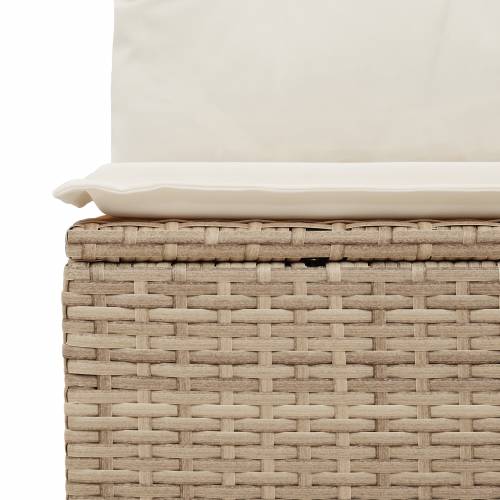 5-dijelni Vrtni Sofa Set s Jastučićima u Bež Poli Ratan Cijena