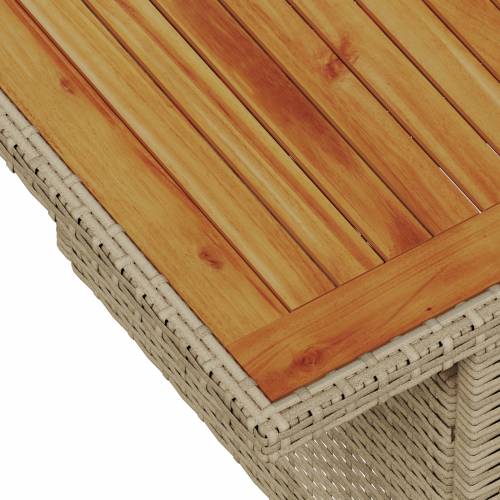 Vrtna garnitura - 8-dijelni set vrtnih sofa s jastučićima Bež Poli Ratan Akacija Cijena