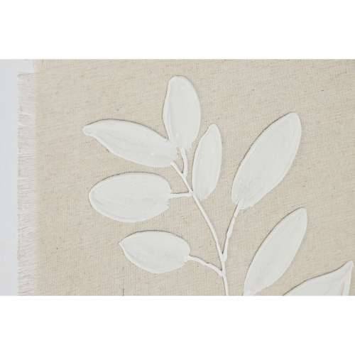 Slika Home ESPRIT Bijela Bež Skandinavski Botaničke biljke 40 x 2,2 x 50 cm (4 kom.) Cijena
