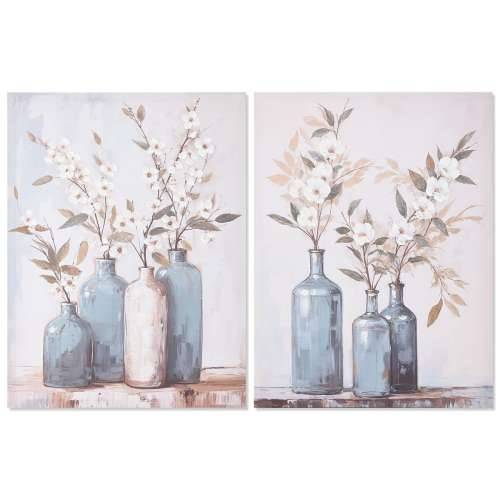 Slika Home ESPRIT Plava Bijela Bež Orijentalno Vrč 60 x 3,5 x 80 cm (2 kom.) Cijena