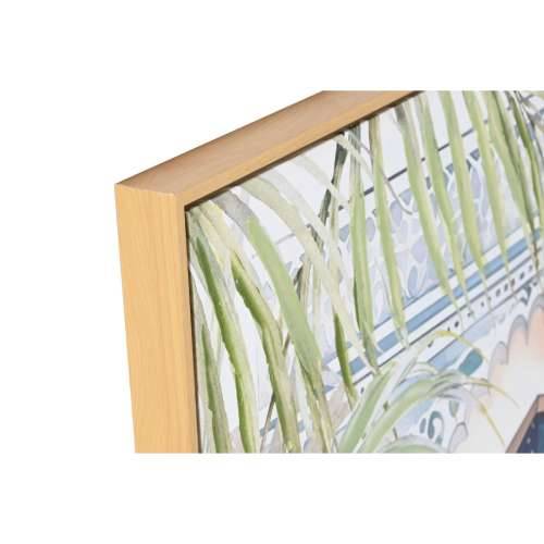 Slika Home ESPRIT Plava Smeđa Zelena Bež Tropsko chica 80 x 3,5 x 120 cm (2 kom.) Cijena