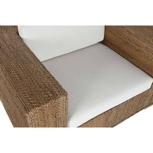Vrtna fotelja Home ESPRIT Bijela Prirodno 117 x 92 x 65 cm Cijena