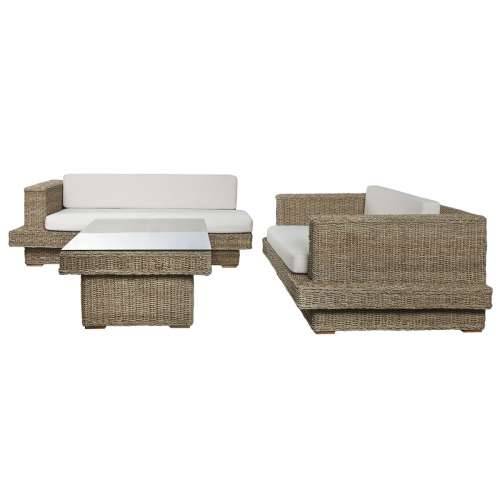 Canapea de Grădină Home ESPRIT Prirodno 192 x 105 x 63 cm Cijena