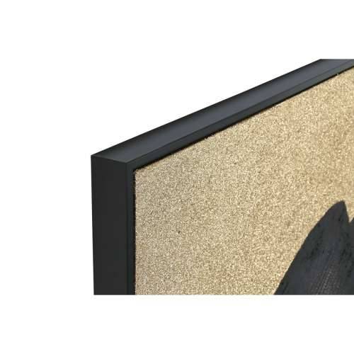 Slika Home ESPRIT Crna zlatan Šešir 103 x 4,5 x 143 cm (2 kom.) Cijena