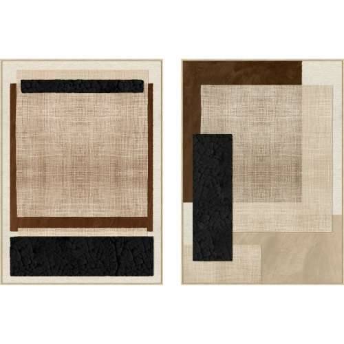 Slika Home ESPRIT Smeđa Crna moderan gradski 103 x 4,5 x 143 cm (2 kom.) Cijena