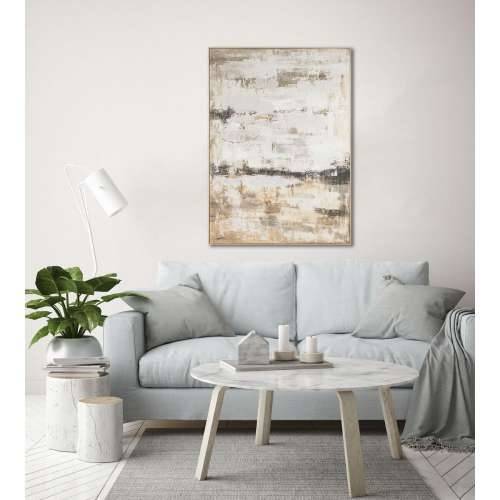 Slika Home ESPRIT Bijela Bež Apstraktno gradski 130 x 5 x 180 cm Cijena