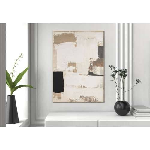 Slika Home ESPRIT Bijela Bež Apstraktno gradski 130 x 5 x 180 cm Cijena