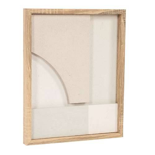 Slika Home ESPRIT Bijela Bež Prirodno moderan Skandinavski 40 x 3,8 x 50 cm (2 kom.) Cijena