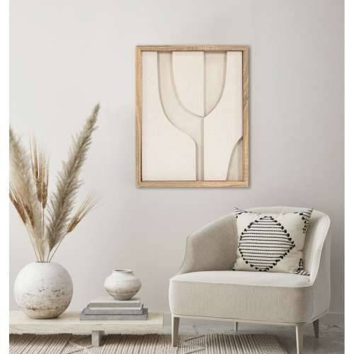 Slika Home ESPRIT Bijela Prirodno moderan Skandinavski 40 x 3,8 x 50 cm (2 kom.) Cijena