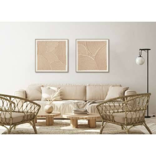 Slika Home ESPRIT Bijela Prirodno moderan S olakšanjem Skandinavski 100 x 3,8 x 100 cm (2 kom.) Cijena