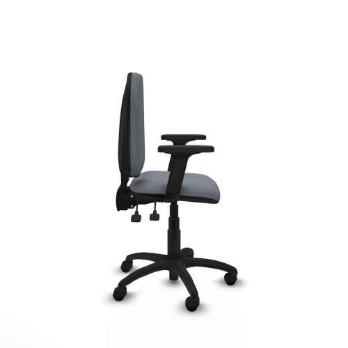 Uredska stolica Piqueras y Crespo Aýna AS bali gris brazos 2D base poliamida ruedas nailon 50mm Siva Cijena