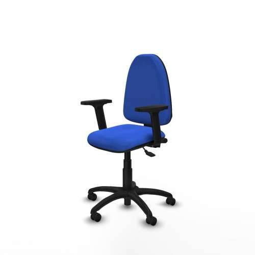 Uredska stolica Piqueras y Crespo Aýna AS bali azul brazos 2D base poliamida ruedas autofrenantes 50mm Plava Cijena
