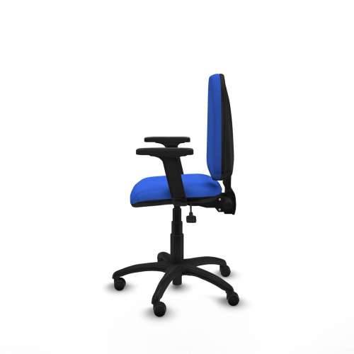Uredska stolica Piqueras y Crespo Aýna AS bali azul brazos 2D base poliamida ruedas autofrenantes 50mm Plava Cijena
