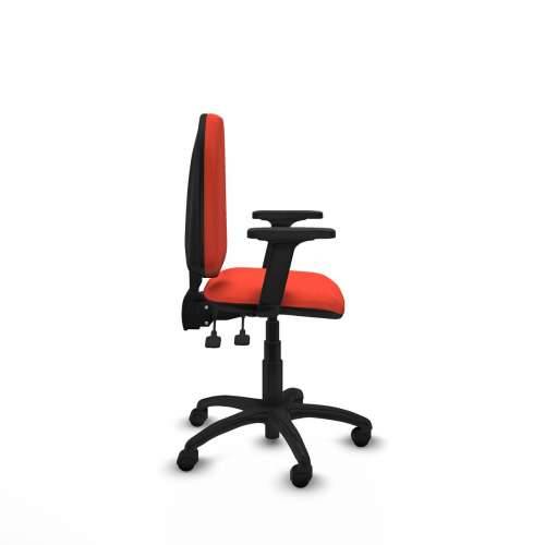 Uredska stolica Piqueras y Crespo Aýna AS bali naranja oscuro brazos 2D base poliamida ruedas nailon 50mm Tamno narančasta Cijena