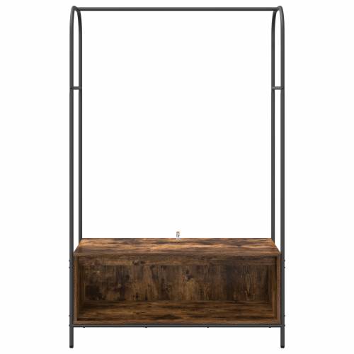 Stalak za odjeću s policama Dimljeni hrast 100x44x160 cm Cijena