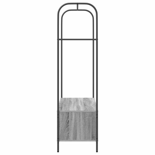 Stalak za odjeću s policama Siva sonoma 100x44x160 cm Cijena