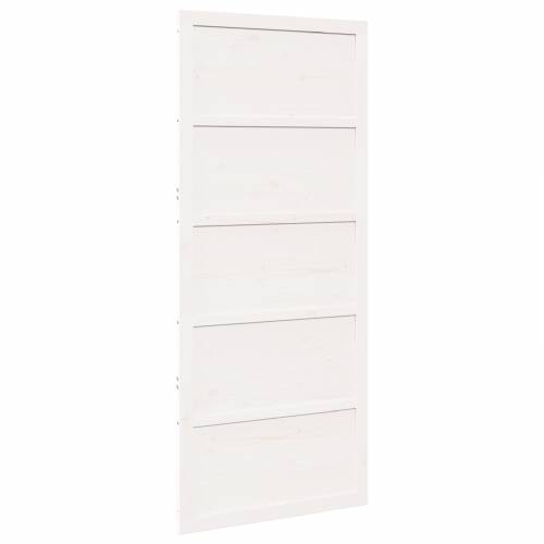 vrata za staju Bijela 100x208 cm Čvrsta drvena vrata od bora Cijena