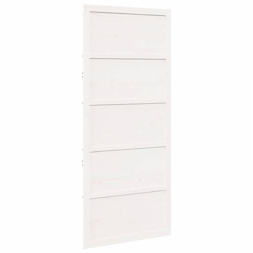 vrata za staju Bijela 100x208 cm Čvrsta drvena vrata od bora Cijena