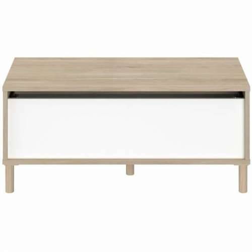 Modularni Stolić za Kavu Parisot Bijela 100 x 50 x 43,6 cm Cijena