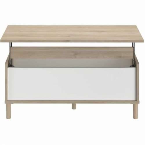 Modularni Stolić za Kavu Parisot Bijela 100 x 50 x 43,6 cm Cijena