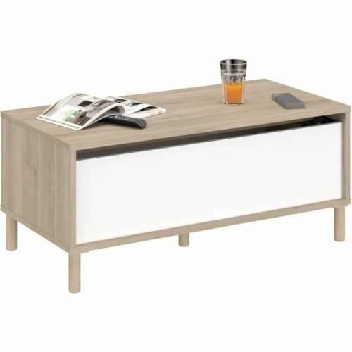 Modularni Stolić za Kavu Parisot Bijela 100 x 50 x 43,6 cm Cijena