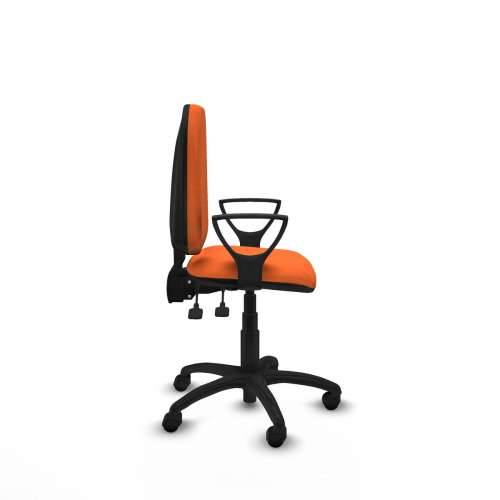 Uredska stolica Piqueras y Crespo Aýna AS bali naranja brazos fijos base poliamida ruedas nailon 50mm Oranžna Cijena