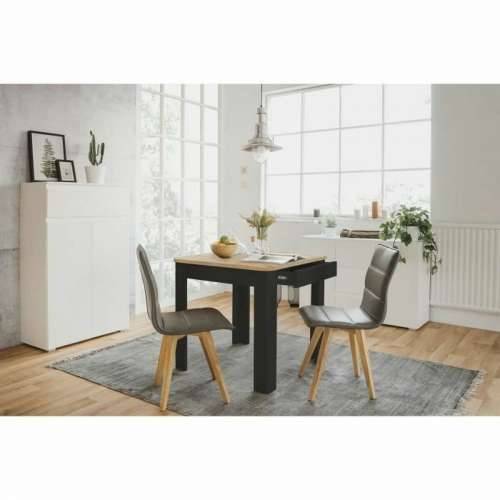 Blagavaonski stol Oslo Crna 80 x 77 x 80 cm Ozols Cijena