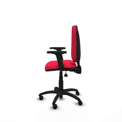 Uredska stolica Piqueras y Crespo Aýna AS bali rojo brazos 2D base poliamida ruedas autofrenantes 50mm Crvena Cijena