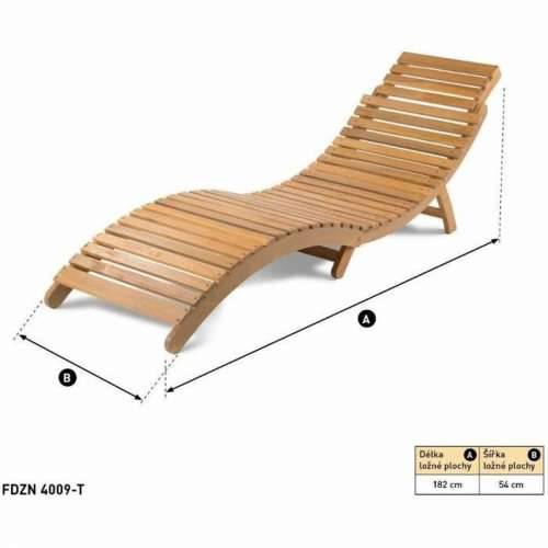 Pludmales guļamkrēsls Fieldmann FDZN 4009-T Smeđa 182 x 54 cm Cijena