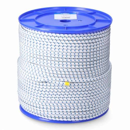 Uže EDM 87923 Plava Bijela Poliester Lateks 6 mm x 200 m Elastična Cijena