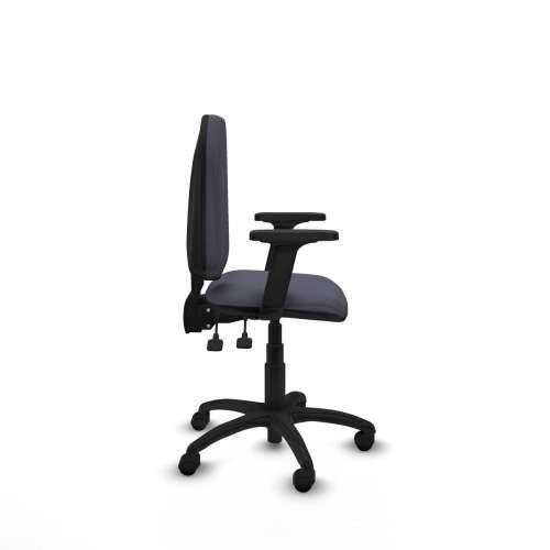 Uredska stolica Piqueras y Crespo Aýna AS bali gris oscuro brazos 2D base poliamida ruedas nailon 50mm Tamno sivo Cijena