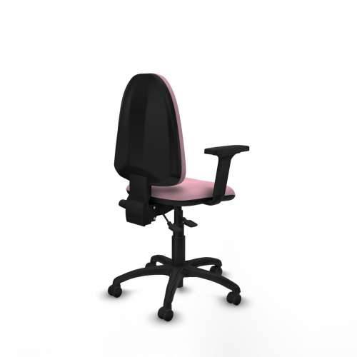 Uredska stolica Piqueras y Crespo Aýna AS bali rosa brazos 2D base poliamida ruedas autofrenantes 50mm Roza Cijena