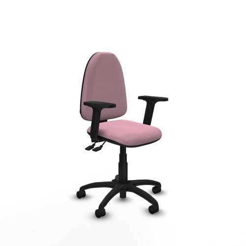 Uredska stolica Piqueras y Crespo Aýna AS bali rosa brazos 2D base poliamida ruedas nailon 50mm Roza Cijena