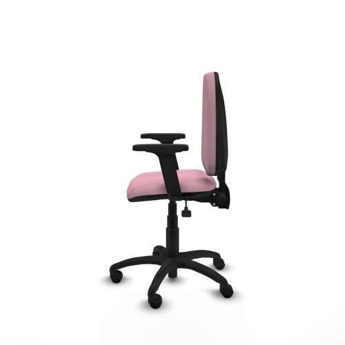 Uredska stolica Piqueras y Crespo Aýna AS bali rosa brazos 2D base poliamida ruedas nailon 50mm Roza Cijena