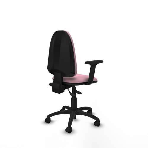 Uredska stolica Piqueras y Crespo Aýna AS bali rosa brazos 2D base poliamida ruedas nailon 50mm Roza Cijena