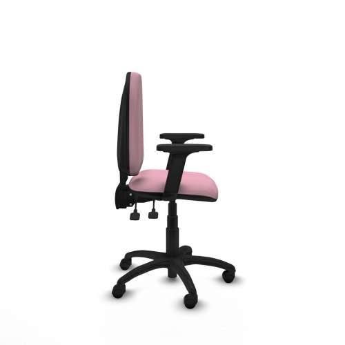 Uredska stolica Piqueras y Crespo Aýna AS bali rosa brazos 2D base poliamida ruedas nailon 50mm Roza Cijena