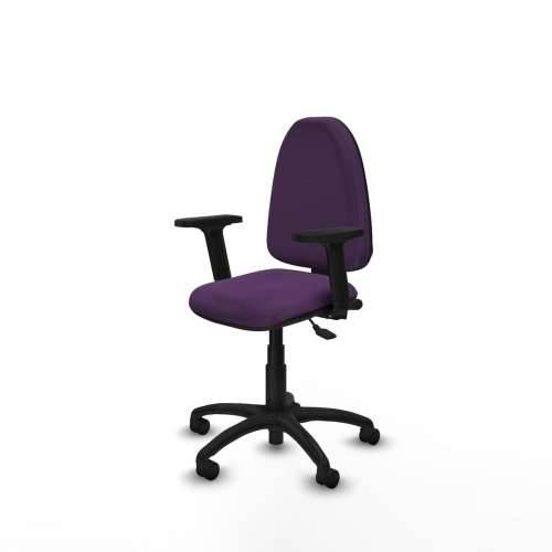 Uredska stolica Piqueras y Crespo Aýna AS bali morado brazos 2D base poliamida ruedas nailon 50mm Vijoličasta Cijena