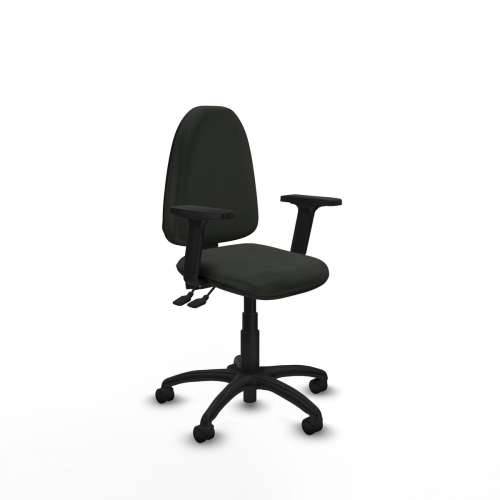 Uredska stolica Piqueras y Crespo Aýna AS bali negro brazos 2D base poliamida ruedas nailon 50mm Crna Cijena