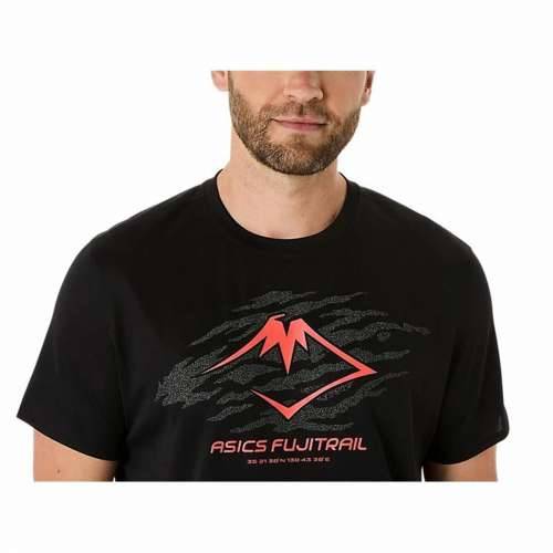 Muška Majica Kratkih Rukava Asics Fujitrail Logo Ss Top Crna Cijena