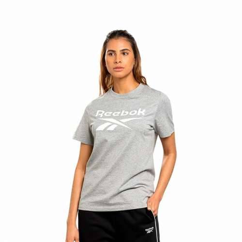 Ženska Majica Kratkih Rukava Reebok Identity Big Logo Siva Svjetlo siva Cijena