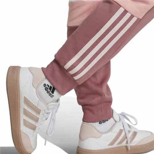 Dlhé športové nohavice Adidas Tiberio 3-Stripes Colorblock Roza Cijena