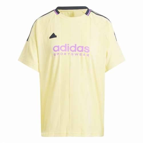 Muška Majica Kratkih Rukava Adidas Tiro Cut 3 Bandas Jacquard Boyfriend Bež Cijena