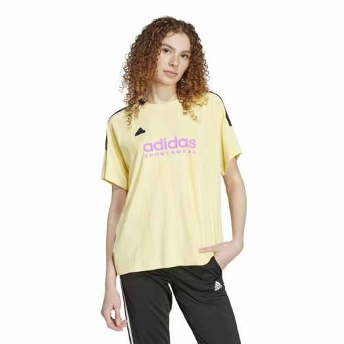 Muška Majica Kratkih Rukava Adidas Tiro Cut 3 Bandas Jacquard Boyfriend Bež Cijena