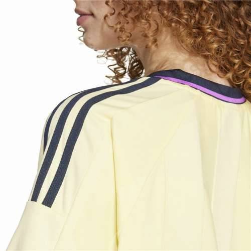 Muška Majica Kratkih Rukava Adidas Tiro Cut 3 Bandas Jacquard Boyfriend Bež Cijena
